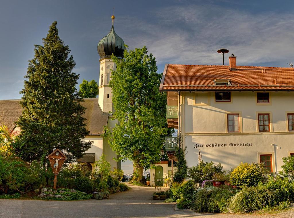 Hotel Zur Schonen Aussicht Feldkirchen-Westerham Exteriér fotografie